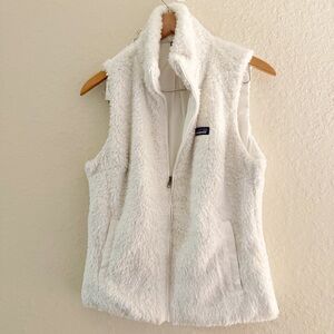 Patagonia Los Gatos White Vest Size Large